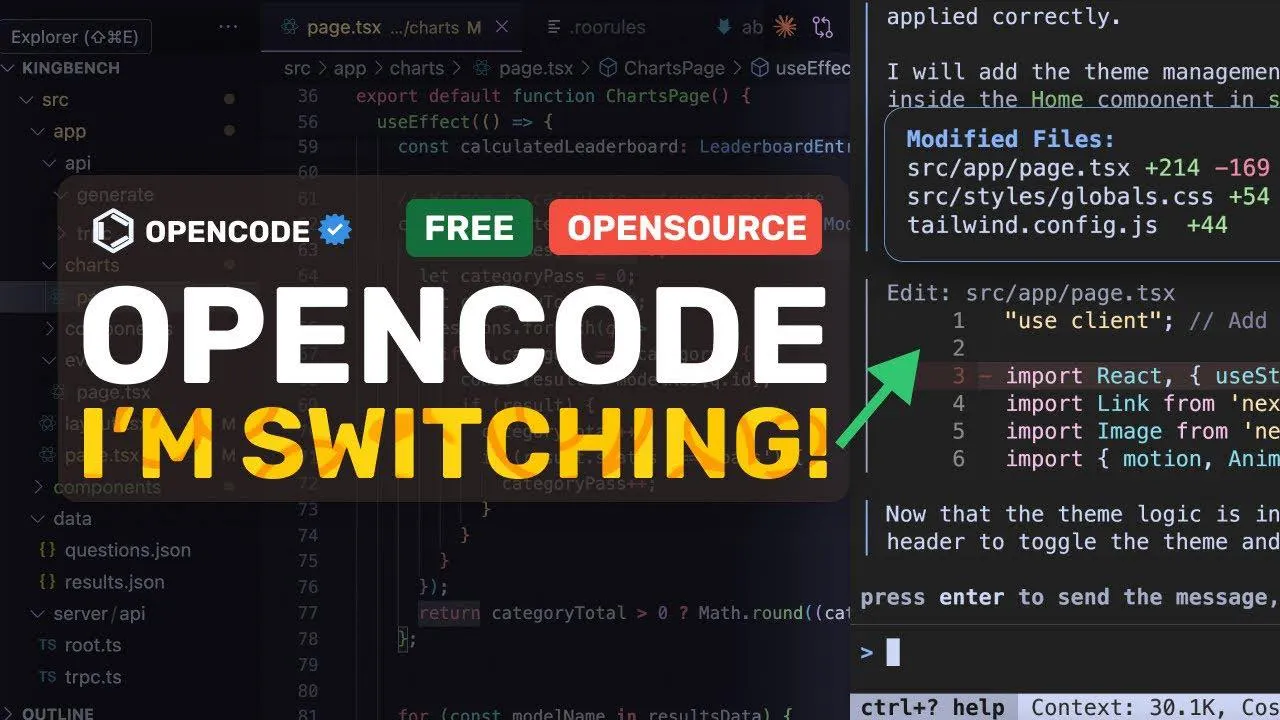 OpenCode – Coding Agent mã nguồn mở cho terminal